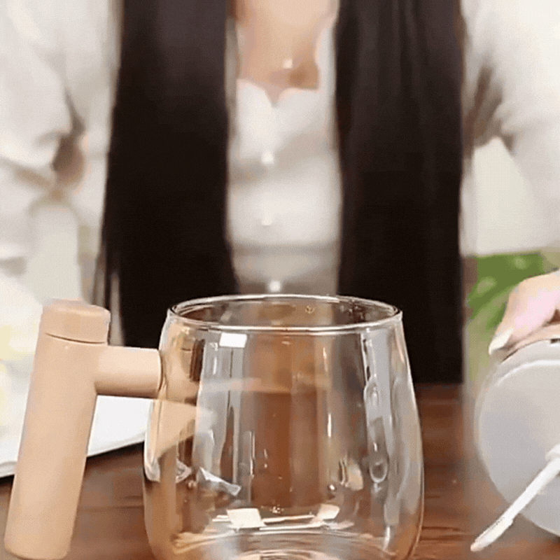 Selbstumrührender Kaffeebecher 400 ml – Elektrischer Rührbecher