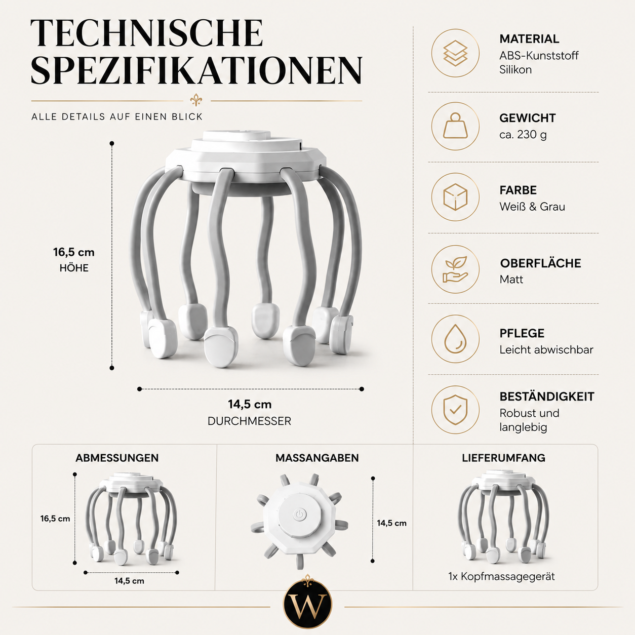 Elektrischer Kopf Massagegerät – Entspannung jederzeit & überall