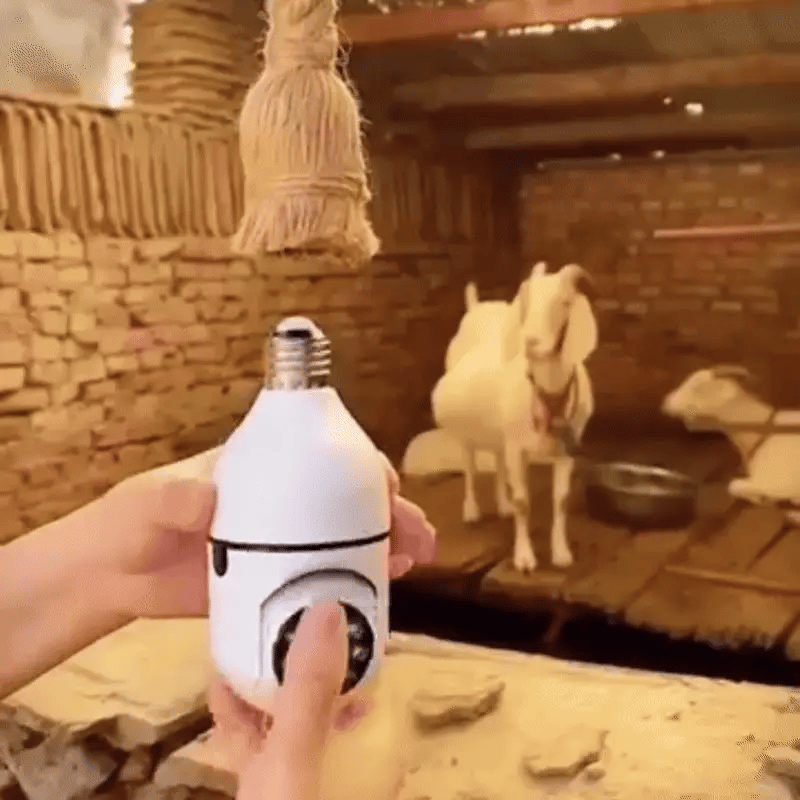 4MP WiFi Bulb Kamera mit Nachtsicht & Bewegungsmelder