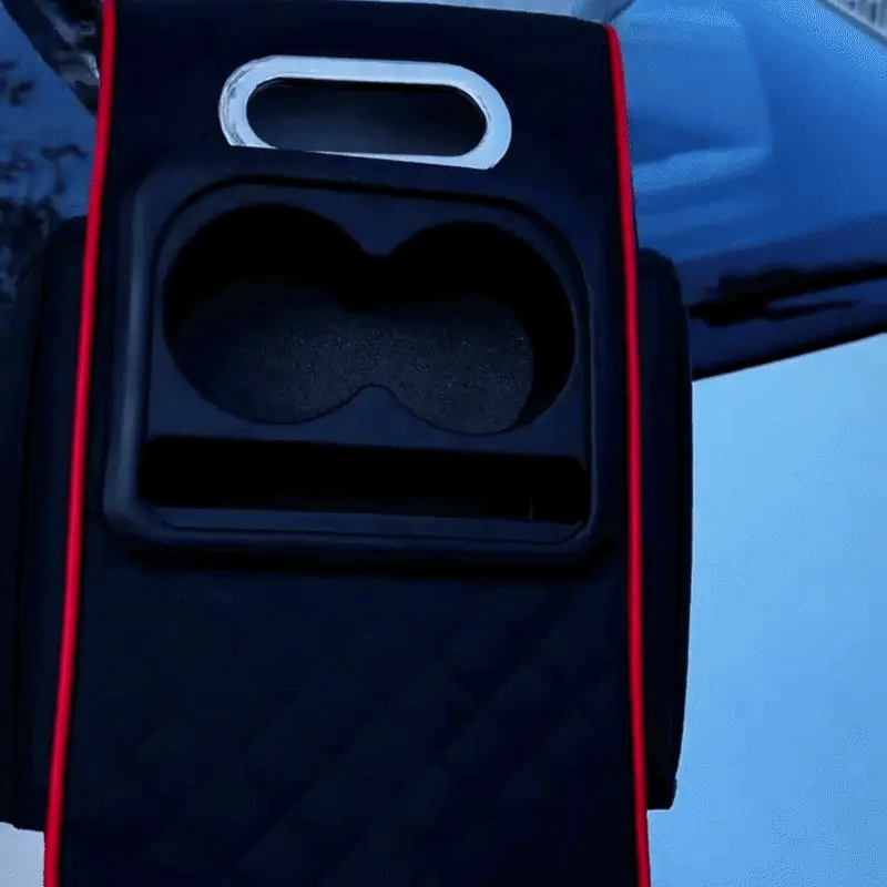 Auto Armlehnen Organizer mit Getränkehalter & Komfort