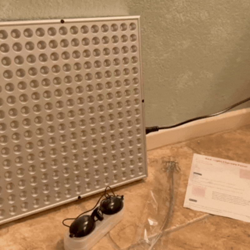 LED-Wellness-Lichtpanel mit 225 Hochleistungs-LEDs
