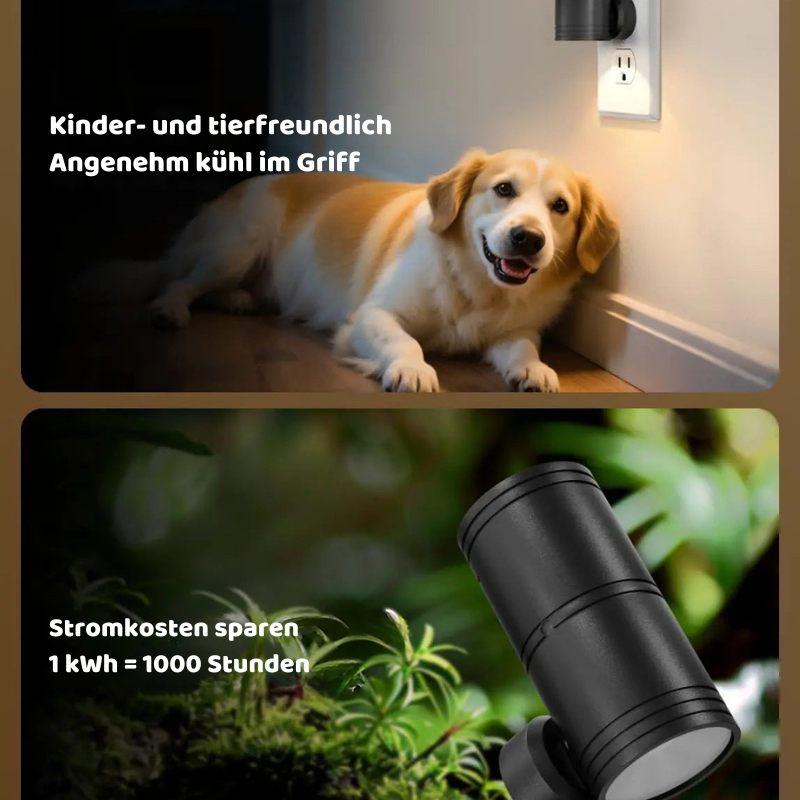 LED Nachtlicht Steckdose mit Sensor & Dimmfunktion