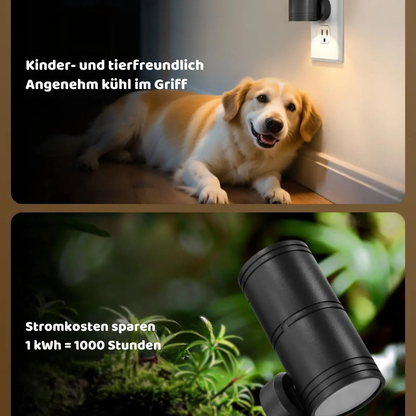 LED Nachtlicht Steckdose mit Sensor & Dimmfunktion