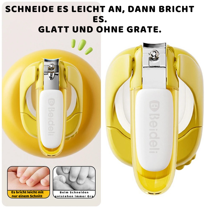 2-in-1 Baby Nagelknipser mit LED Licht & Vergrößerung