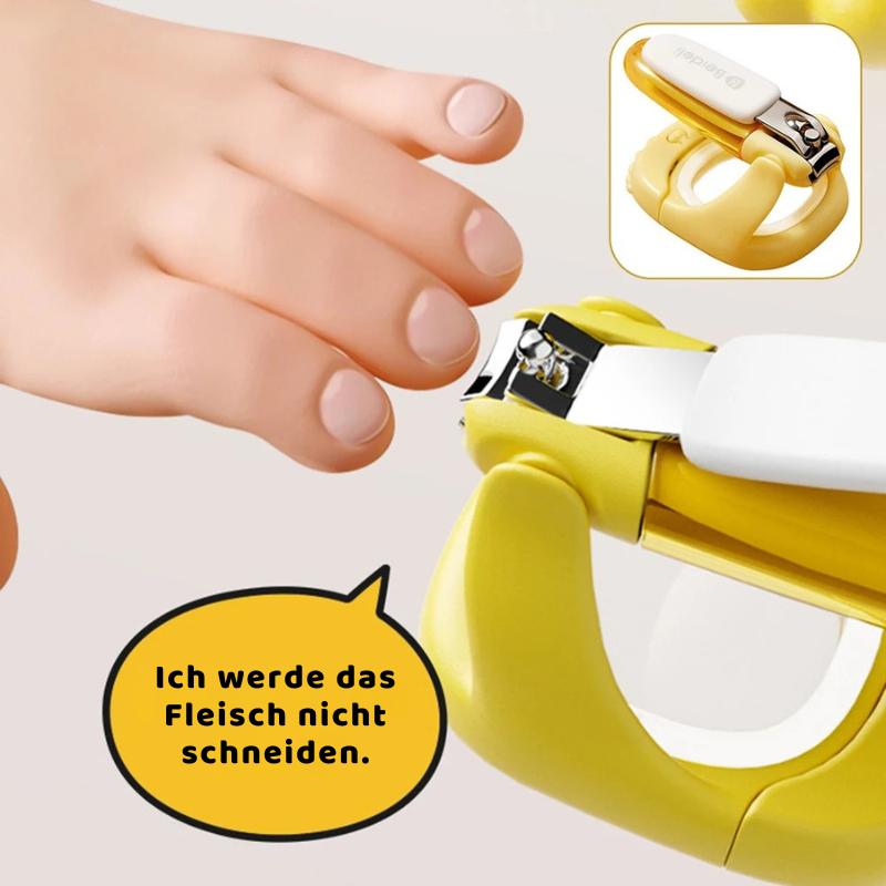 2-in-1 Baby Nagelknipser mit LED Licht & Vergrößerung
