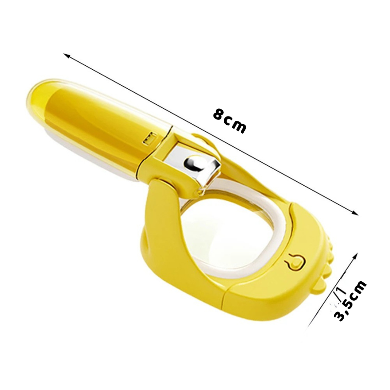 2-in-1 Baby Nagelknipser mit LED Licht & Vergrößerung
