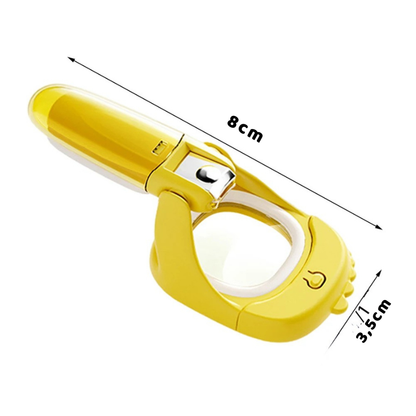 2-in-1 Baby Nagelknipser mit LED Licht & Vergrößerung