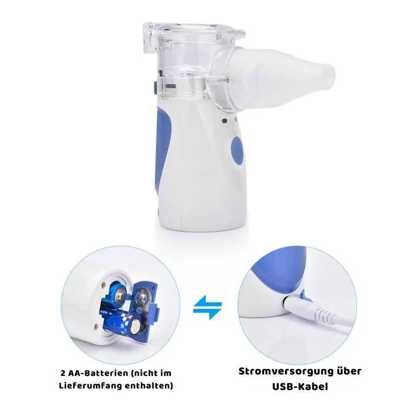 Portable Ultrasonic Mesh Nebulizer für Erwachsene & Kinder