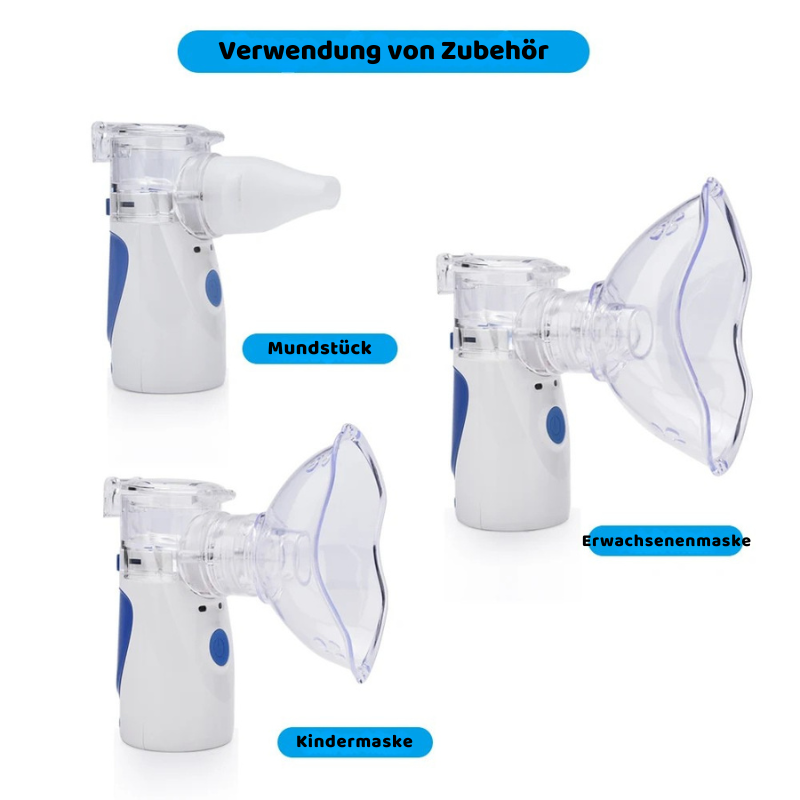 Portable Ultrasonic Mesh Nebulizer für Erwachsene & Kinder