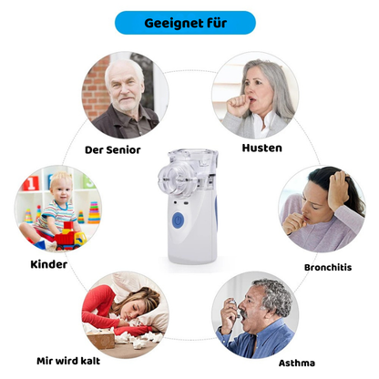Portable Ultrasonic Mesh Nebulizer für Erwachsene & Kinder