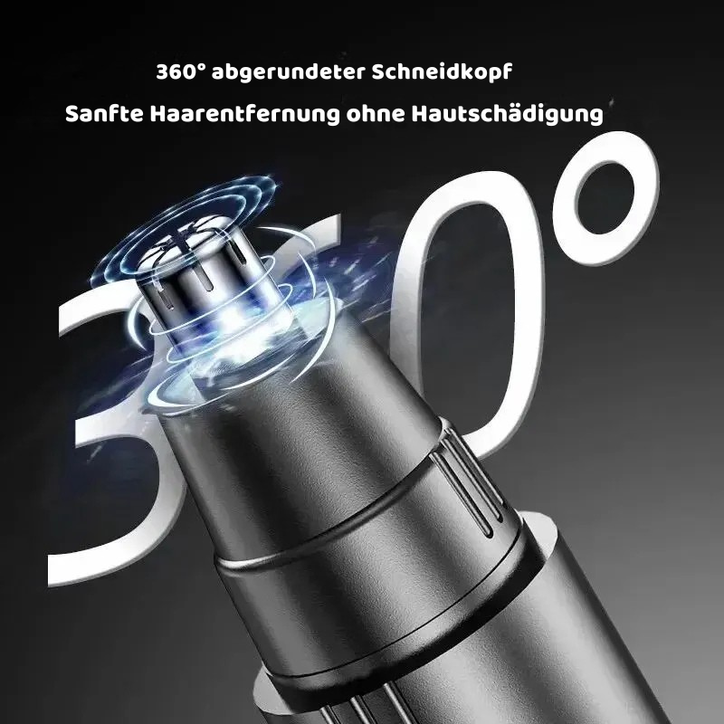 Elektrischer Nasen- und Ohrhaartrimmer – Präzisions-Pflegegerät