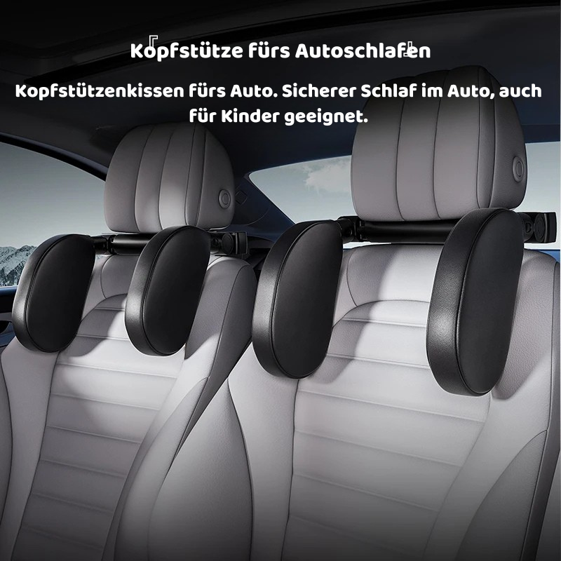 360° Verstellbares Auto Kopfstützen-Kissen aus Erinnerung Schaum