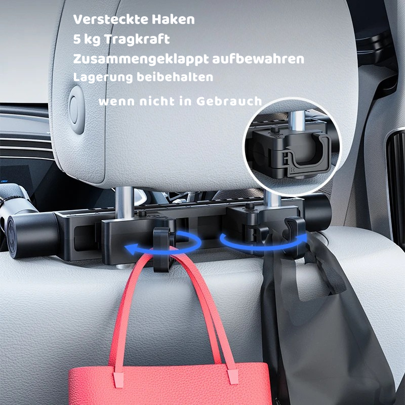 360° Verstellbares Auto Kopfstützen-Kissen aus Erinnerung Schaum