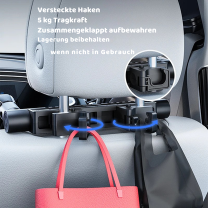 360° Verstellbares Auto Kopfstützen-Kissen aus Erinnerung Schaum