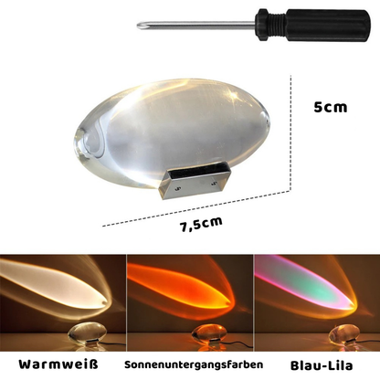 LED Kristall Sonnenuntergang Lampe– Moderne Ambientebeleuchtung