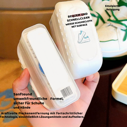 Sneaker Reinigerin Bürste– Wasserlose Reinigung für weiße Schuhe