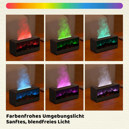 Aroma Diffuser mit Flammenlicht & Fernbedienung