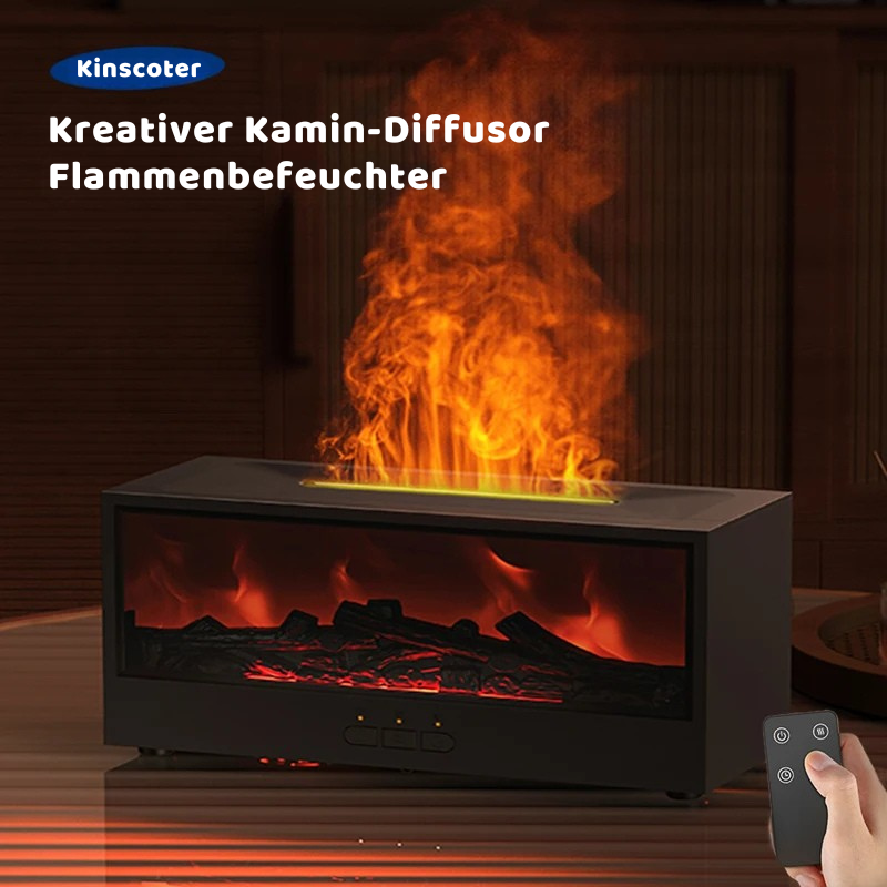 Aroma Diffuser mit Flammenlicht & Fernbedienung