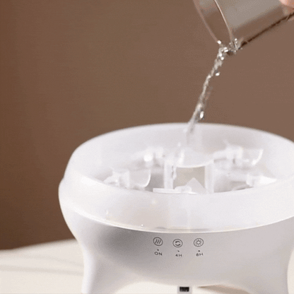 Stilvoller Aroma Diffuser mit Flammen-Effekt & Fernsteuerung