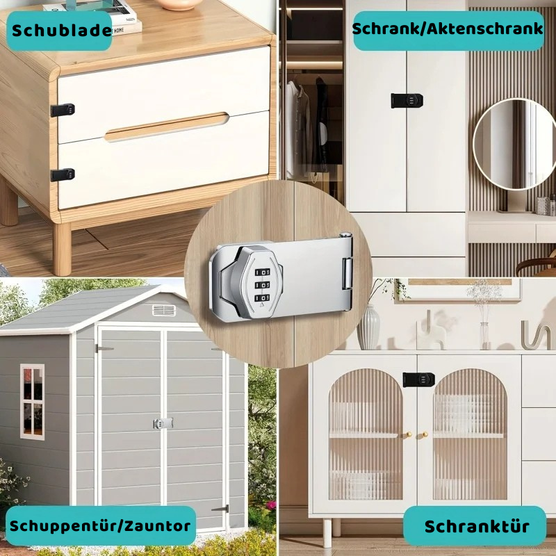 3-Stelliges Zahlenschloss für Möbel – Sicher & Schlüssellos