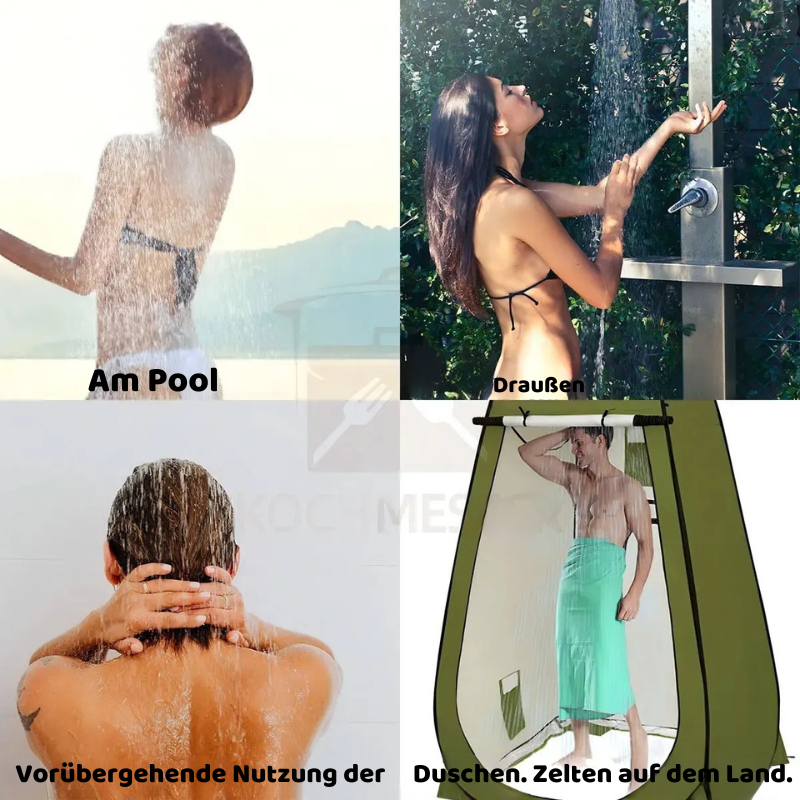 Wiederaufladbare Camping-Duschpumpe – Tragbares Im Freien-System
