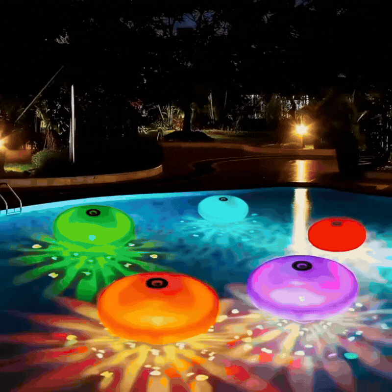 Magisches LED Pool Licht – RGB Farbshow für Wasser & Spa