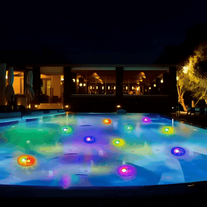 Magisches LED Pool Licht – RGB Farbshow für Wasser & Spa