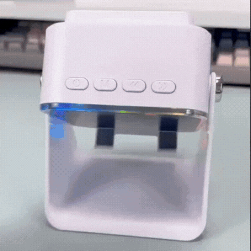 2in1 Bluetooth Lautsprecher mit LED & Smartphone Halter