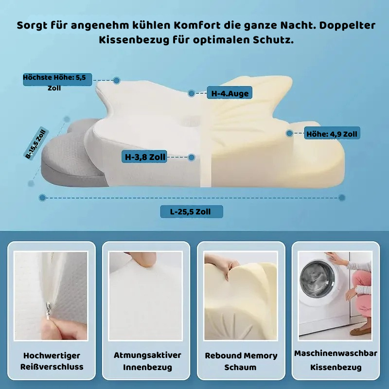 Ergonomisches Erinnerung Schaum Kissen für optimalen Schlafkomfort