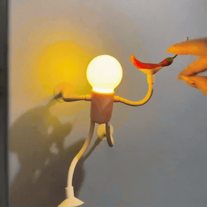 Flexible LED-Nachtleuchte in Humanoidform – Kreative Schreibtischlampe