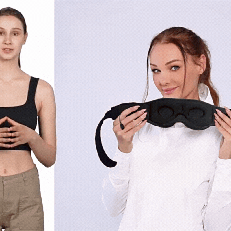 Bluetooth Schlafmaske mit Kopfhörern – Komfort & Ruhe