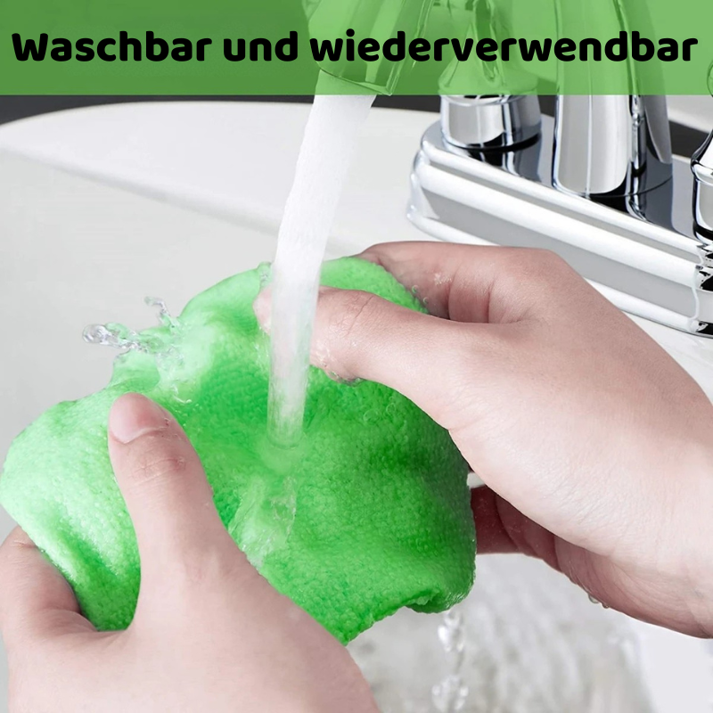 Windschutzscheiben Reiniger mit Griff & Mikrofasertuch