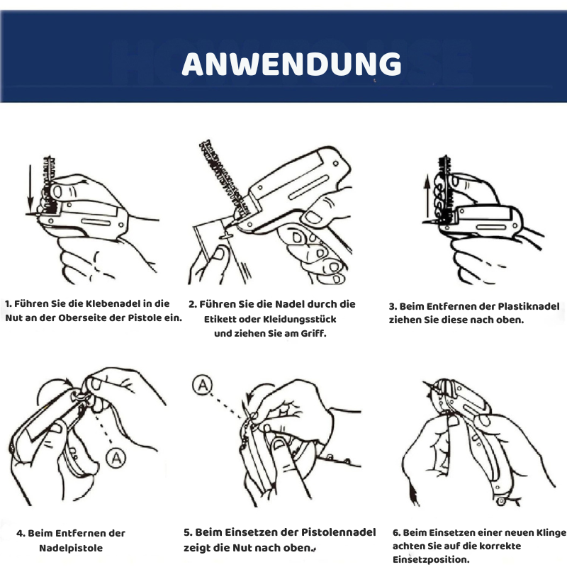 Micro Stitch Gun – Schnelle Kleidung Reparatur ohne Nähen