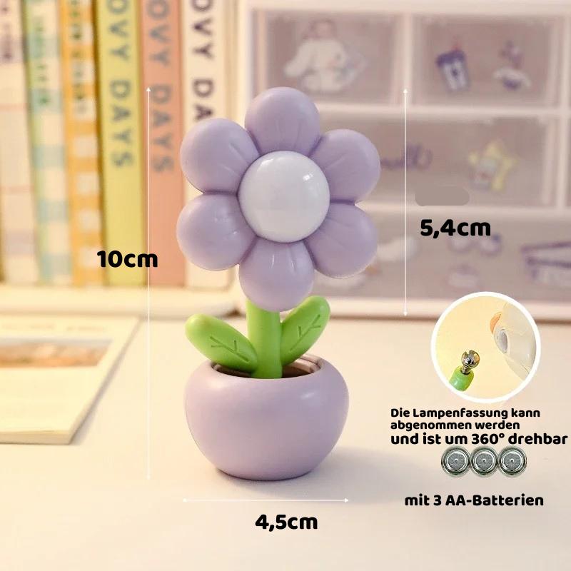 Magische LED Blumenlampe – Sanftes Licht für dein Zuhause