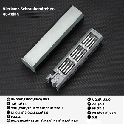 46-in-1 Präzisions Schraubendreher Satz für Elektronik Reparatur