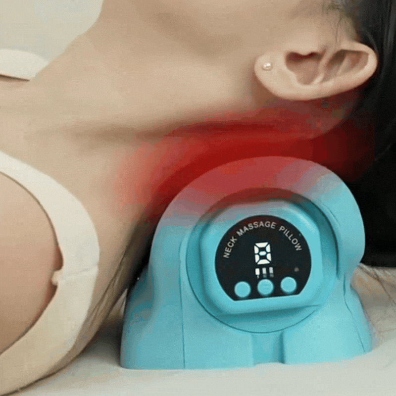 EMS Nackenmassagekissen mit Wärme & Vibration
