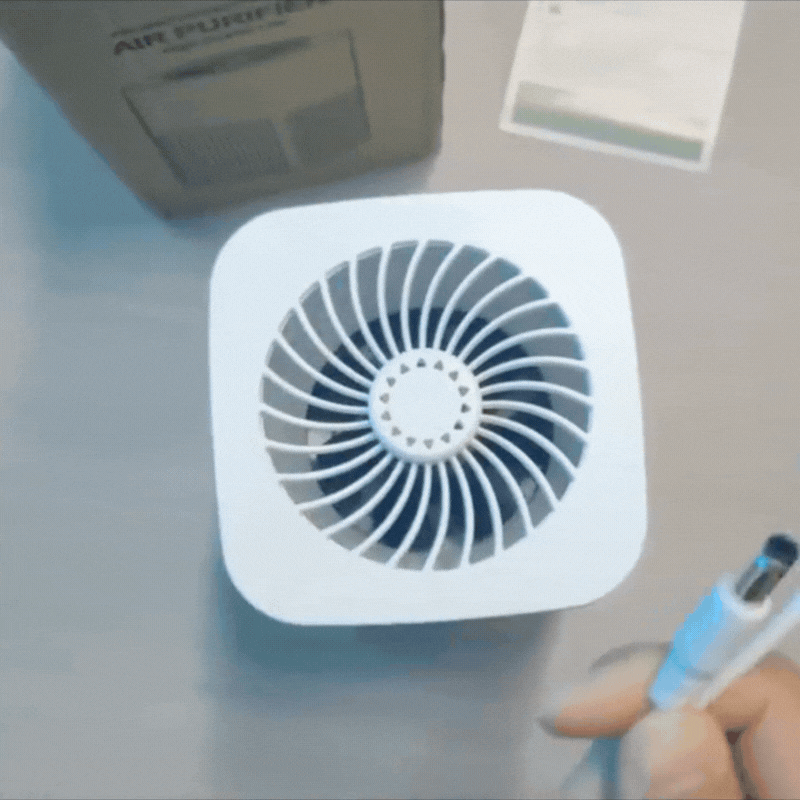 Tragbar HEPA Luft Purifier für Reinigerin & Frischer Innenbereich Luft