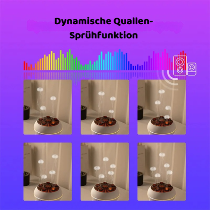 Stilvoller Aroma Diffuser mit Flammen-Effekt & Fernsteuerung