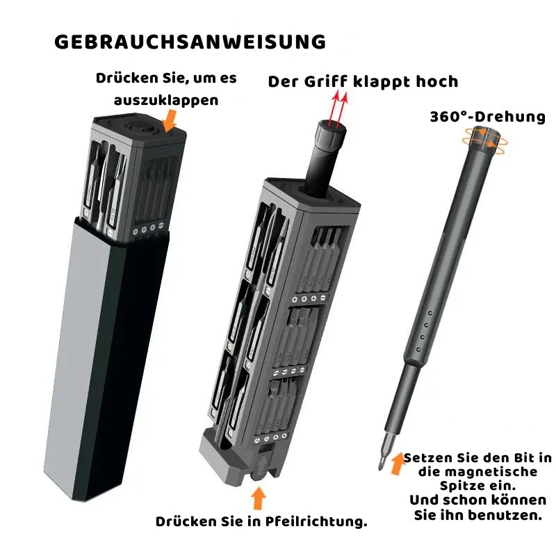 46-in-1 Präzisions Schraubendreher Satz für Elektronik Reparatur