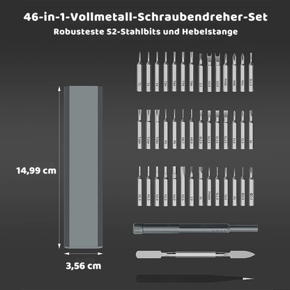 46-in-1 Präzisions Schraubendreher Satz für Elektronik Reparatur