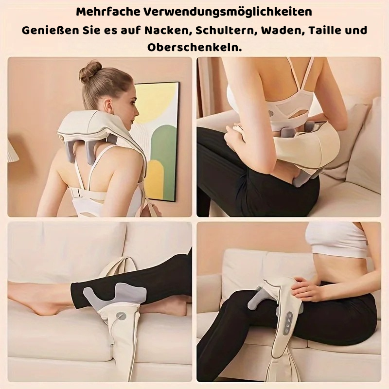 Nacken & Schulter Massagegerät mit Wärmefunktion & Komfort
