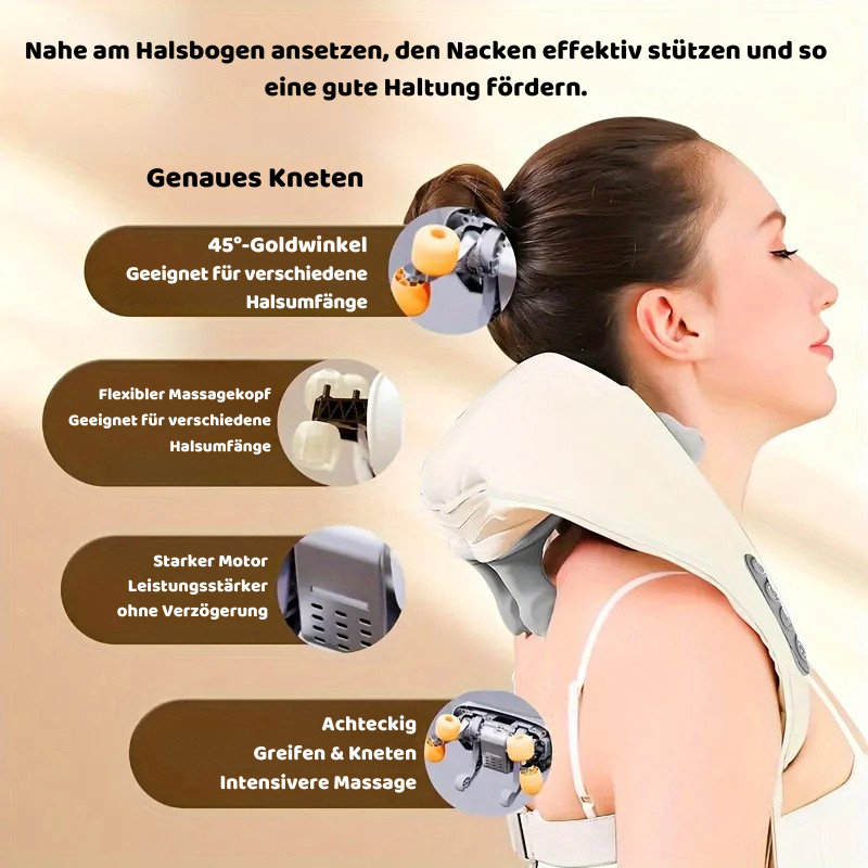 Nacken & Schulter Massagegerät mit Wärmefunktion & Komfort