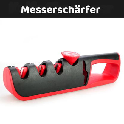 Präziser 4-Stufen Messerschärfer mit Winkelanpassung