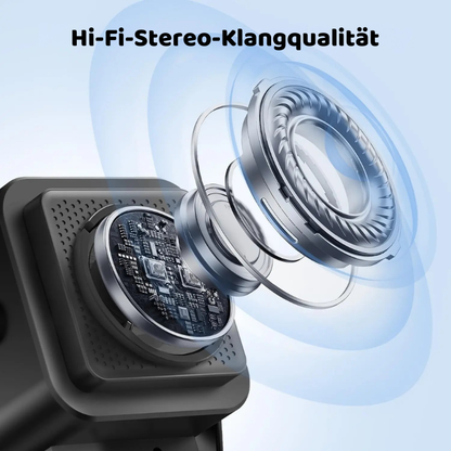 2in1 Bluetooth Lautsprecher mit LED & Smartphone Halter