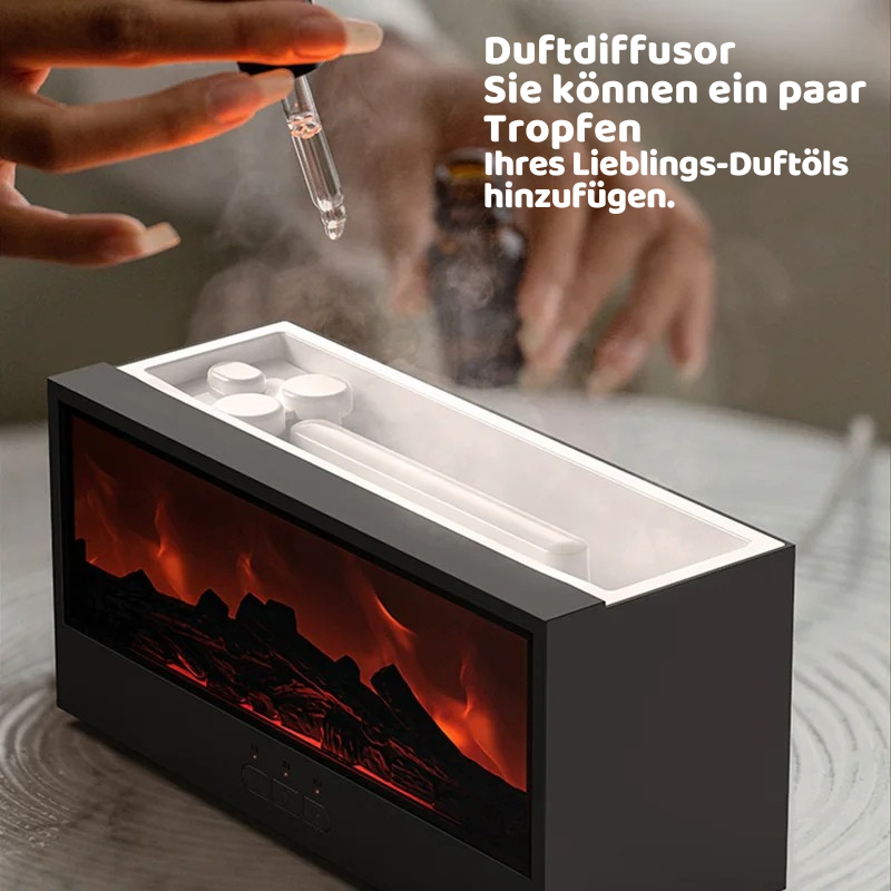 Aroma Diffuser mit Flammenlicht & Fernbedienung