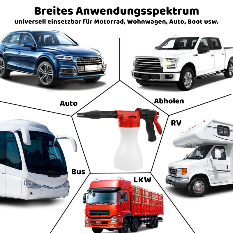 Prämie Schaum Sprühgerät 800ml – Perfekte Autoreinigung