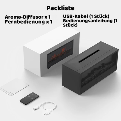 Aroma Diffuser mit Flammenlicht & Fernbedienung