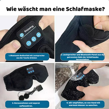 Bluetooth Schlafmaske mit Kopfhörern – Komfort & Ruhe