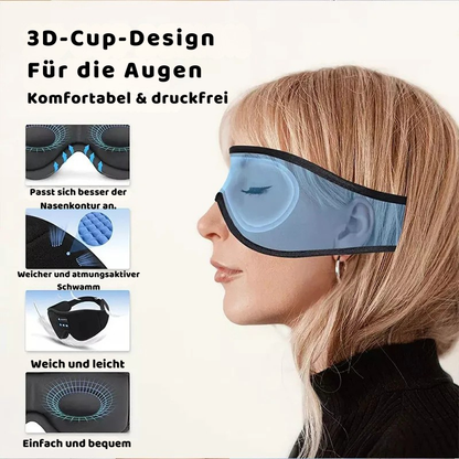 Bluetooth Schlafmaske mit Kopfhörern – Komfort & Ruhe