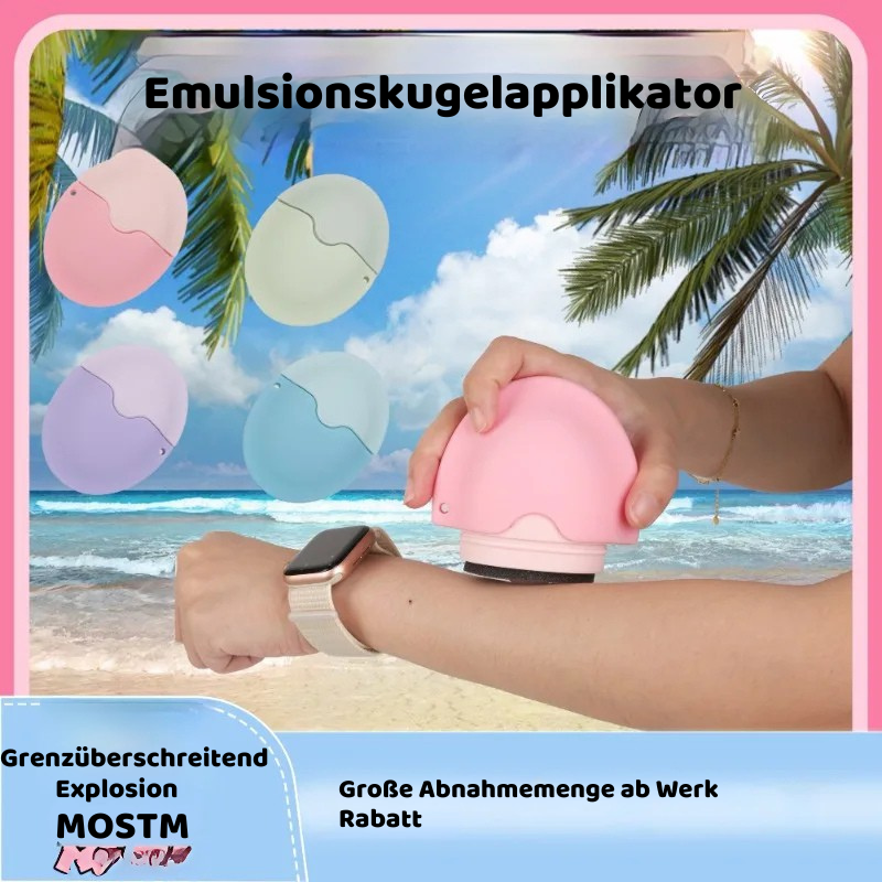 Saubere & gleichmäßige Sonnencreme Anwendung ohne Hände